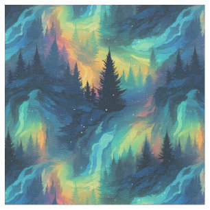 Aurora Forest Stoff