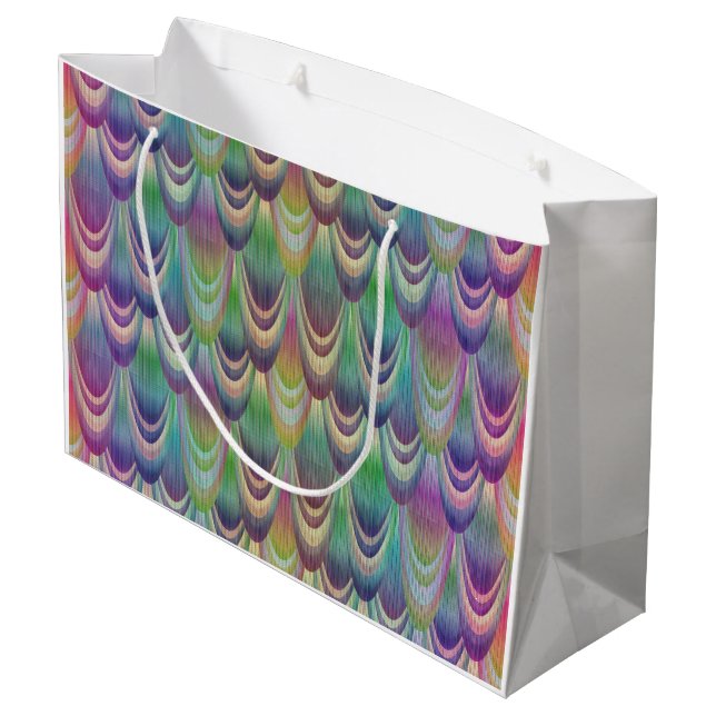 Aurora Gift Bag Große Geschenktüte (Rückseite Schrägansicht)
