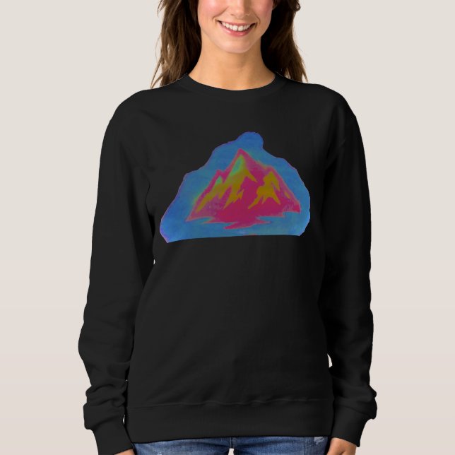 Aurora-Gipfel Sweatshirt (Vorderseite)