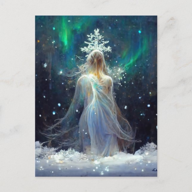 Aurora-Göttin Postkarte (Vorderseite)