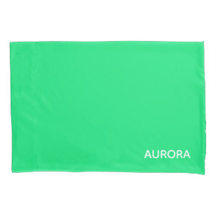 Aurora green color name kissenbezug