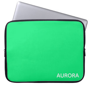 Aurora green color name laptopschutzhülle
