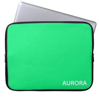 Aurora green color name laptopschutzhülle