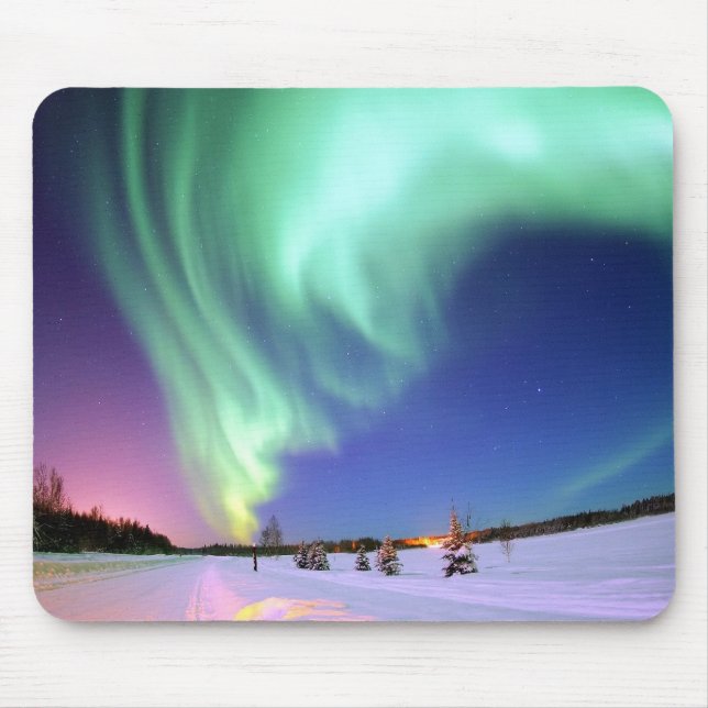 Aurora in Bear See Mousepad (Vorne)