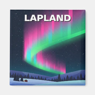 Aurora in Lappland Finnland - Reise Magnet