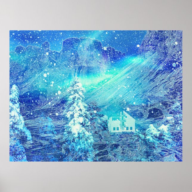 Aurora in Tälern Poster (Vorne)