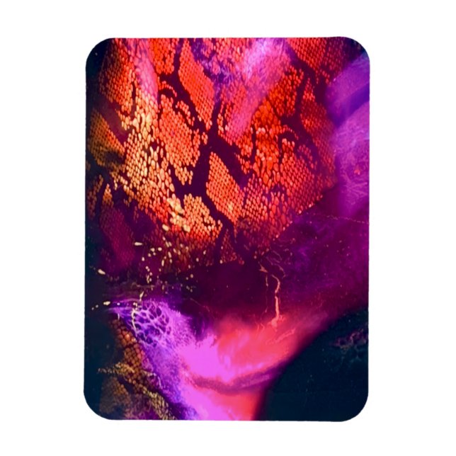 Aurora-Inspired Luxury Art Magnet (Vertikal)