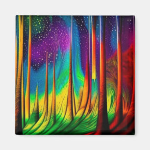 Aurora jenseits des Waldes Magnet