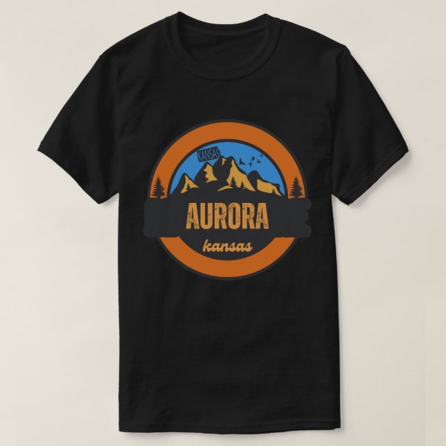 Aurora, Kansas T-Shirt (Design vorne)