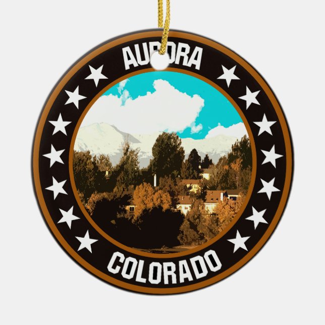 Aurora Keramik Ornament (Vorne)