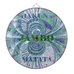 Aurora Matata Kunstprint Dartscheibe