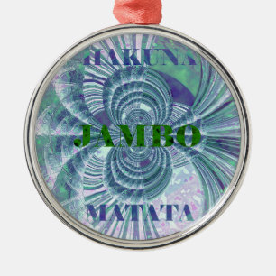 Aurora Matata Kunstprint Ornament Aus Metall