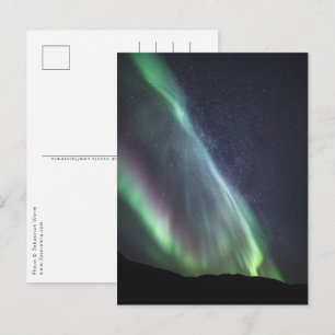 Aurora Milky Way Postkarte