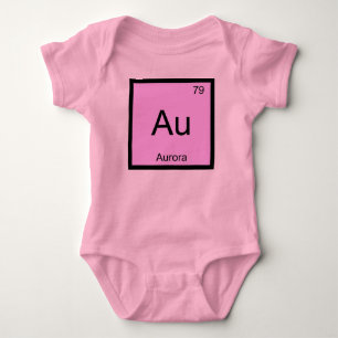 Aurora Name Chemical Element Periodische Tabelle Baby Strampler