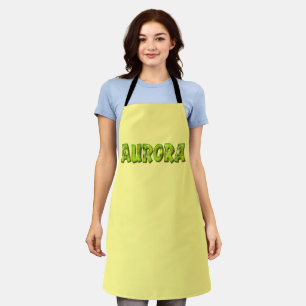 Aurora Name Kiwi Design Küchenschürze Schürze
