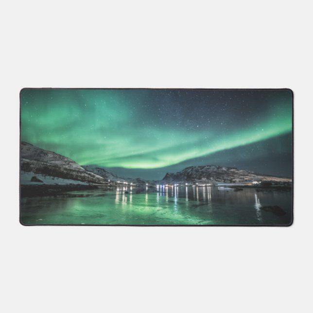 Aurora Night Schreibtischunterlage (Vorderseite)