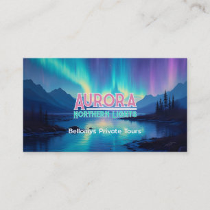 Aurora Northern Lights Visitenkarte