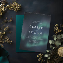 Aurora Northern Lights Winter Wedding