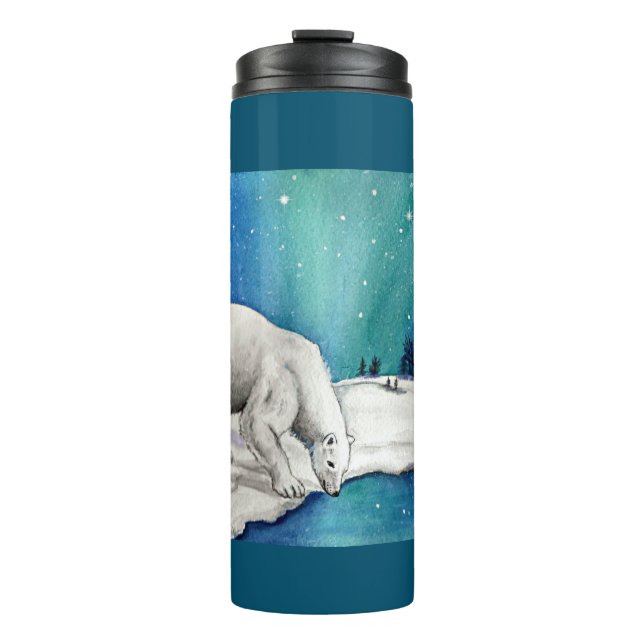 Aurora Polar Bear Thermosbecher (Vorderseite)