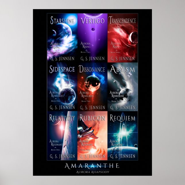 Aurora Rhapsody Cover Collage (20x28) Poster (Vorne)