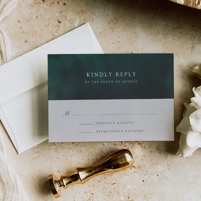 Aurora RSVP-Karte RSVP Karte (Von Creator hochgeladen)