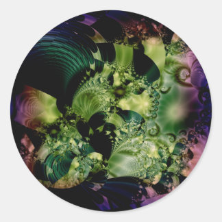 Aurora Runder Aufkleber