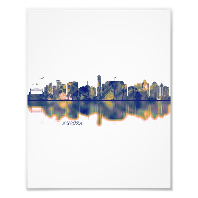 Aurora Skyline Fotodruck (Vorne)