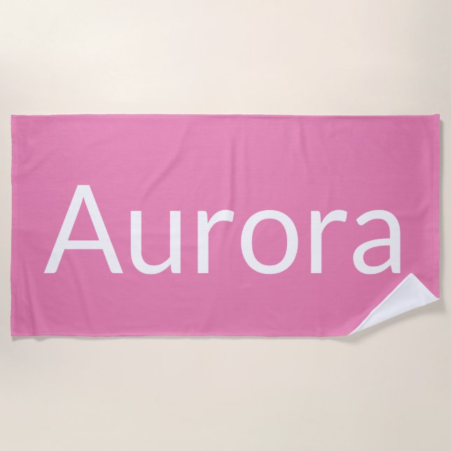 Aurora Strandtuch (Vorderseite)