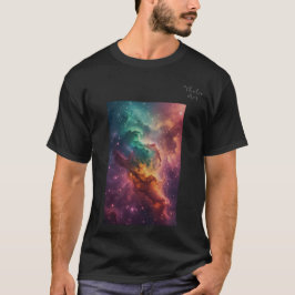 Aurora Veil Nebula Design T-Shirt