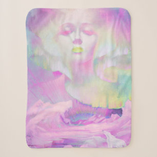 Aurora von Clive Henry rosa Pastell Sherpadecke