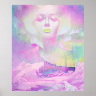 Aurora von Clive Henry rosa Pastellfarben Poster