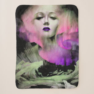 Aurora von Clive Henry rosa violette Nacht Sherpadecke