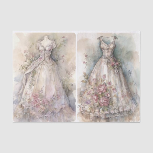 Auroras Gowns Seidenpapier (Vorderseite)