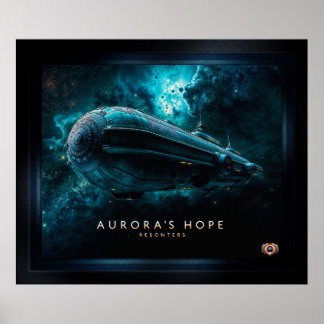 Aurora's Hope, Cosmic Journey by Xzendor7 Poster