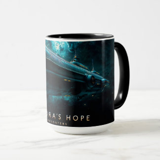 Aurora's Hope, Cosmic Journey by Xzendor7 Tasse