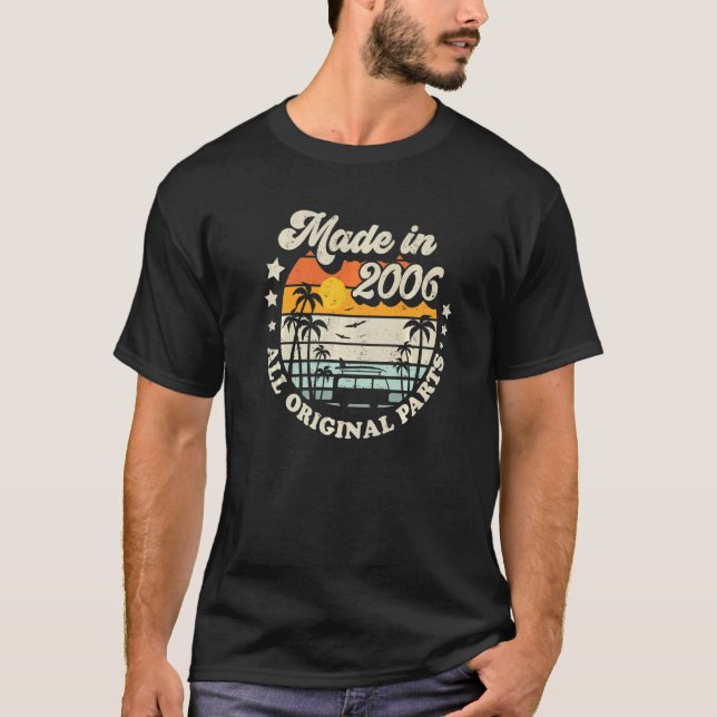 Aus 2006 alle Originalteile Retro Style Sun 1 T-Shirt (Vorderseite)