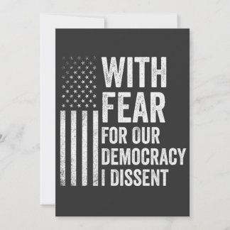 Aus Angst vor unserer Demokratie verweigere ich Am Einladung