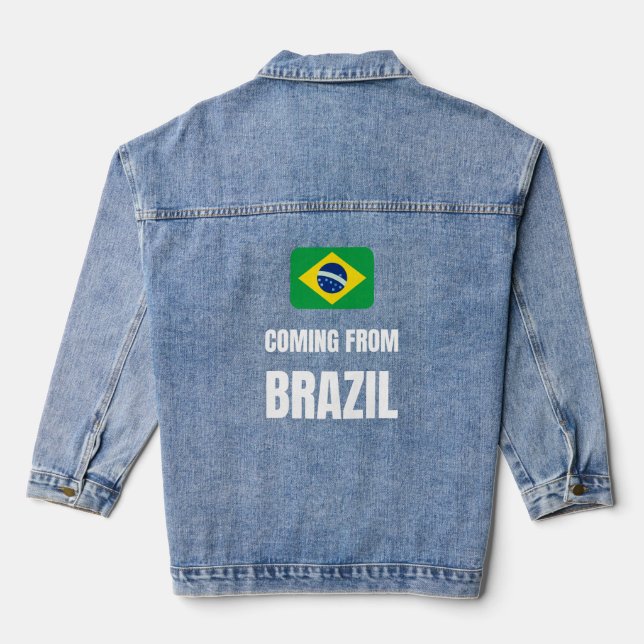 Aus Brasilien kommen Jeansjacke (Rückseite)