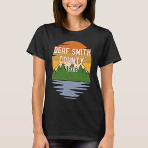 Aus Deaf Smith County Texas Vintage-Sonnenuntergan T-Shirt