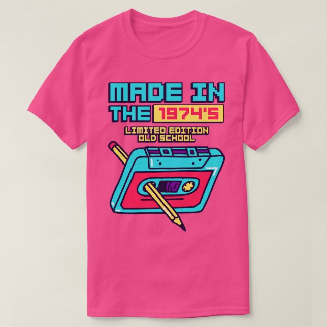 Aus dem 1974er Retro-Kassettenband T-Shirt (Design vorne)