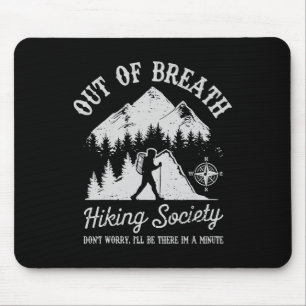 Aus dem Atemzug wandernde Gesellschaft Retro Natur Mousepad