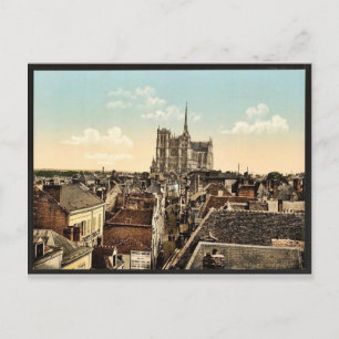 Aus dem Bauch, Amiens, Frankreich Vintag Fotochro Postkarte