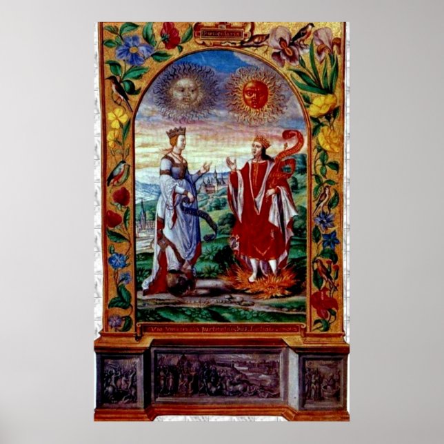 Aus dem Buch der Sonne der Alchimie 2 Poster (Vorne)