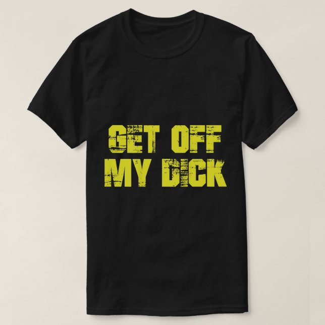 Aus dem Dick-T - Shirt (hinten) (Design vorne)