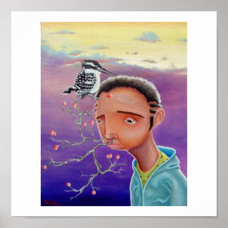 Aus dem Fenster Poster