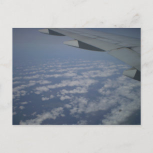 Aus dem Flugzeug Postkarte