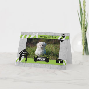 aus dem Foto des Hundes Grüner Vaters Horz Pet Karte