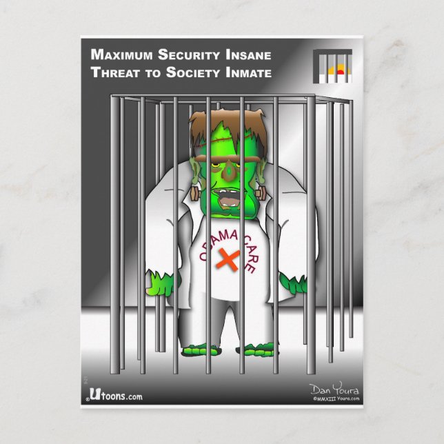 Aus dem Gefängnis Postkarte (Vorderseite)