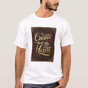 Aus dem Herzen erschaffen T-Shirt