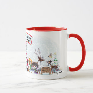 aus dem Land der Rentierfliege Tasse